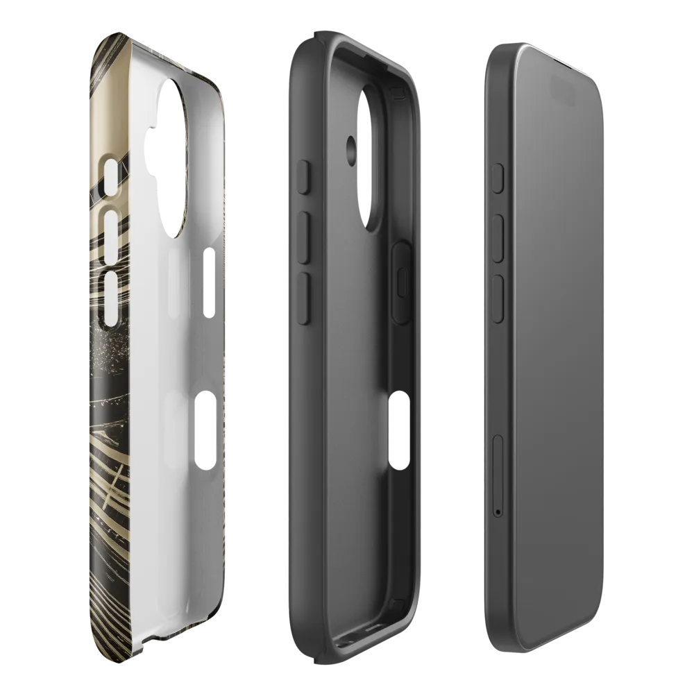Urban Symphony: Aerial Perspective of City Life | Phone Case |  16 | Tough Case | Glossy