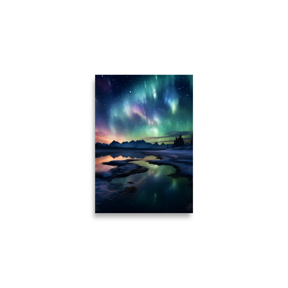 Ethereal Aurora: A Night Under the Stars | Poster | A2 (16.5″×23.3″)