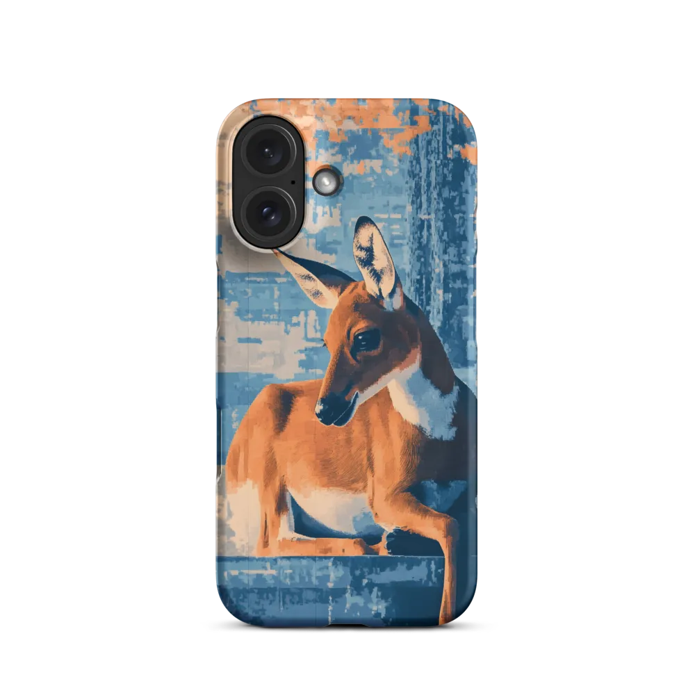 Serenity in Color: The Reclining Deer | Phone Case |  16 | Snap Case | Matte