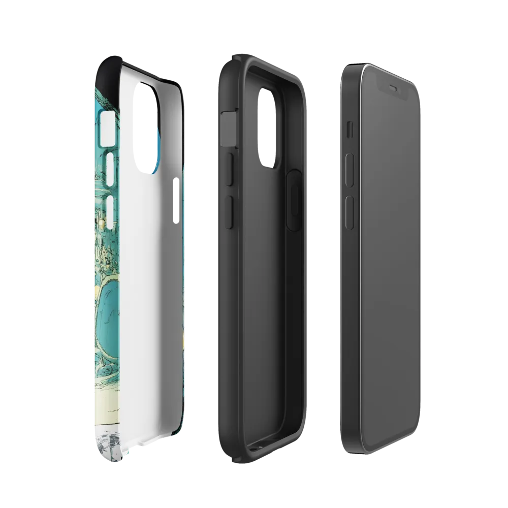 Mysteries Beyond the Abyss | Phone Case |  12 mini | Tough Case | Glossy