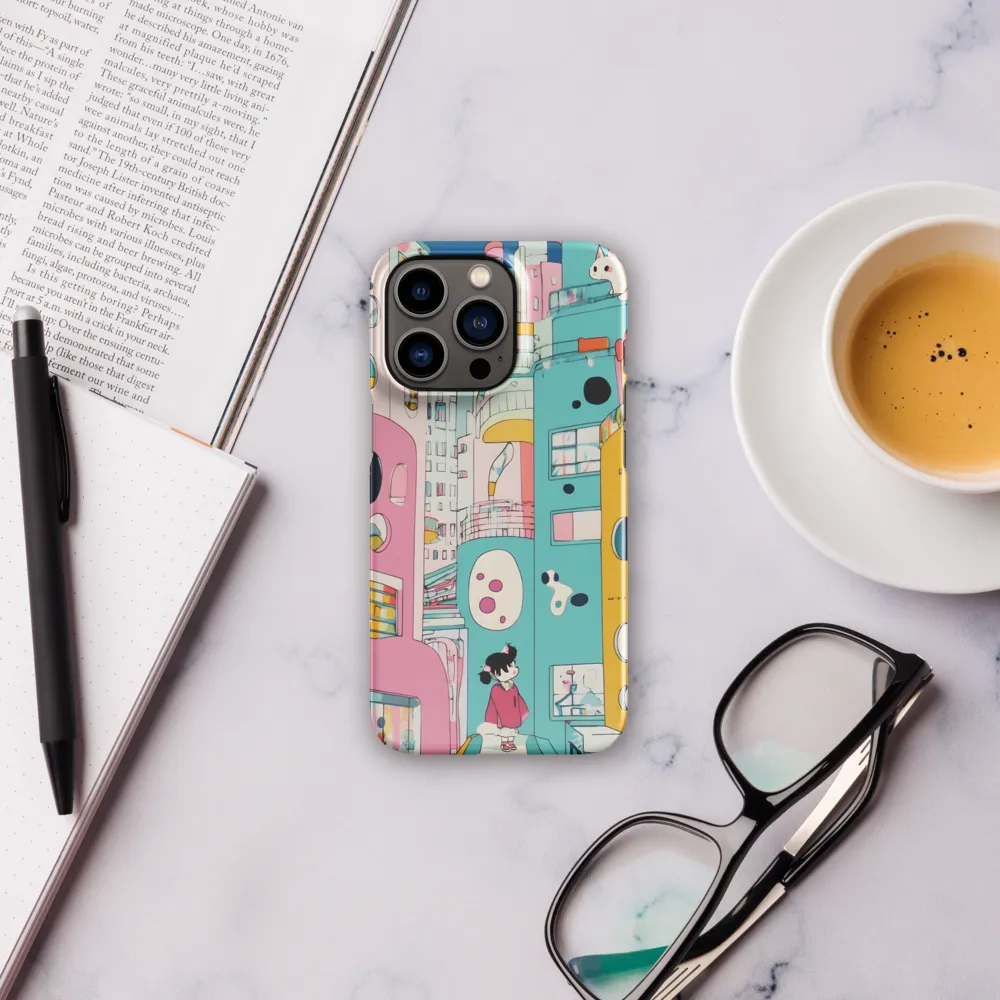 Whimsical Cityscape Dreams | Phone Case |  13 Pro | Snap Case | Glossy