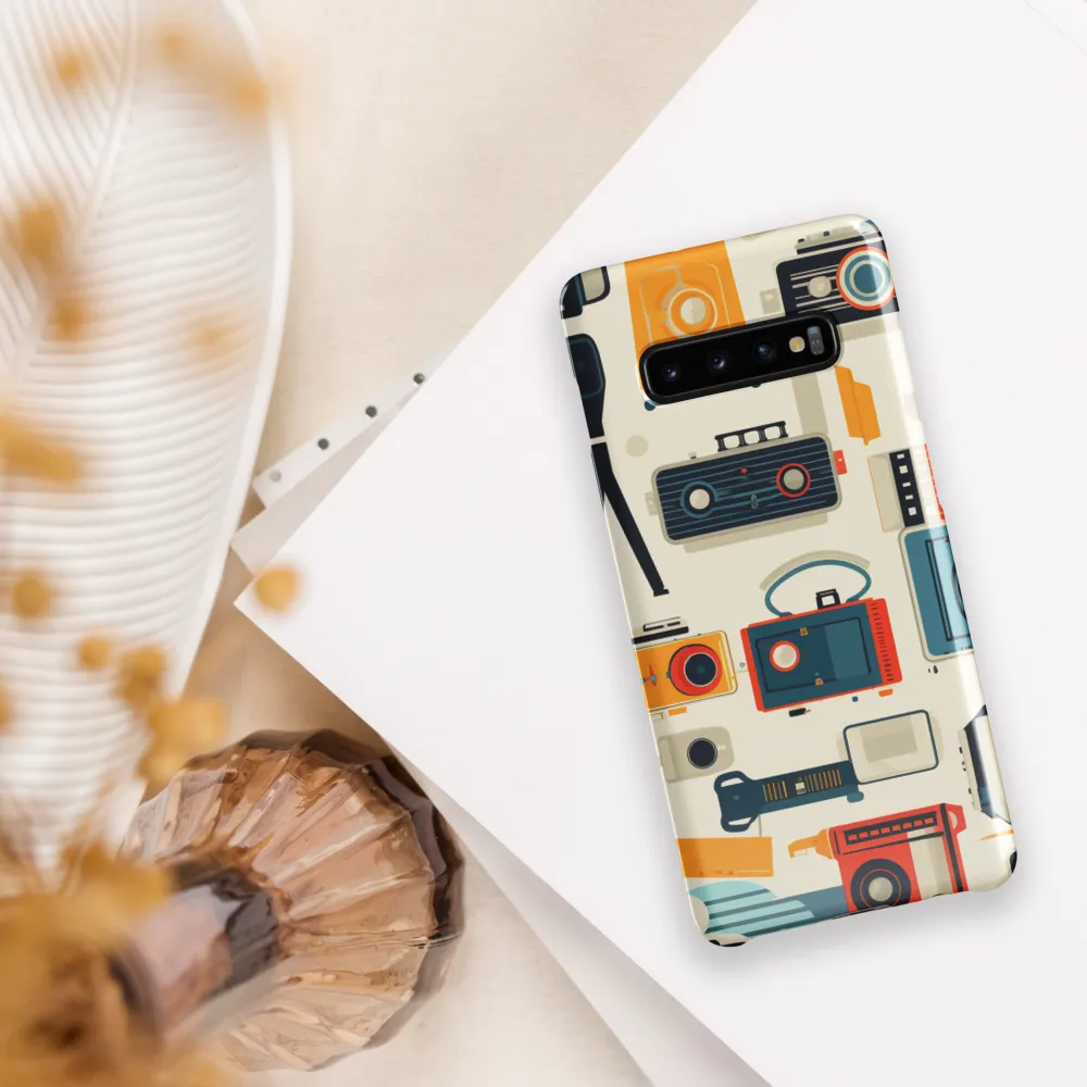 Retro Camera Collection: A Nostalgic Journey | Phone Case |  S10 Plus | Snap Case | Glossy