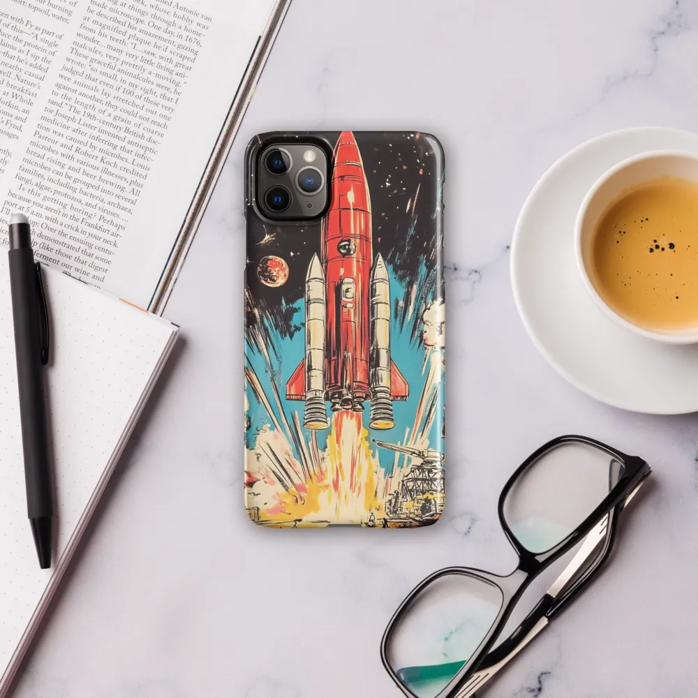 Ignition: A Retro Journey into Space | Phone Case |  11 Pro Max | Snap Case | Glossy