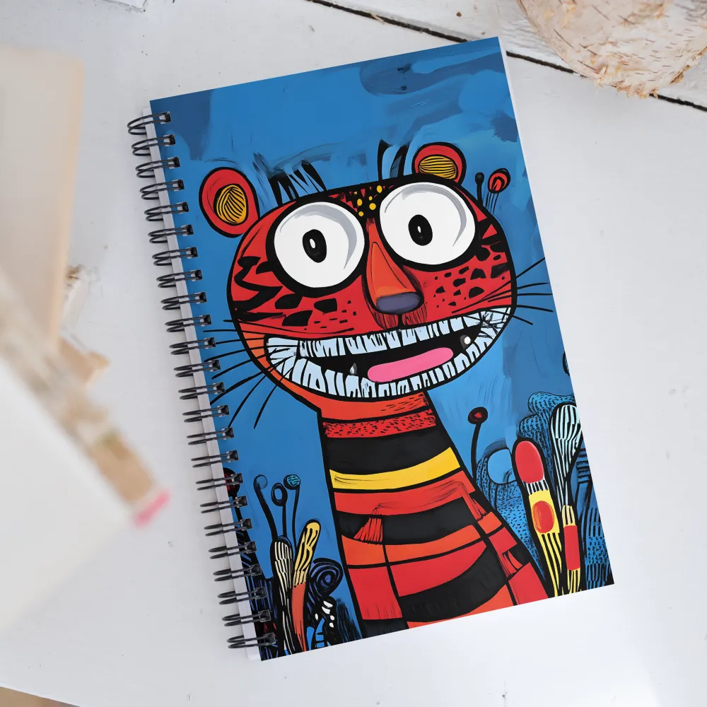 Playful Tiger Revelry | Spiral Notebook