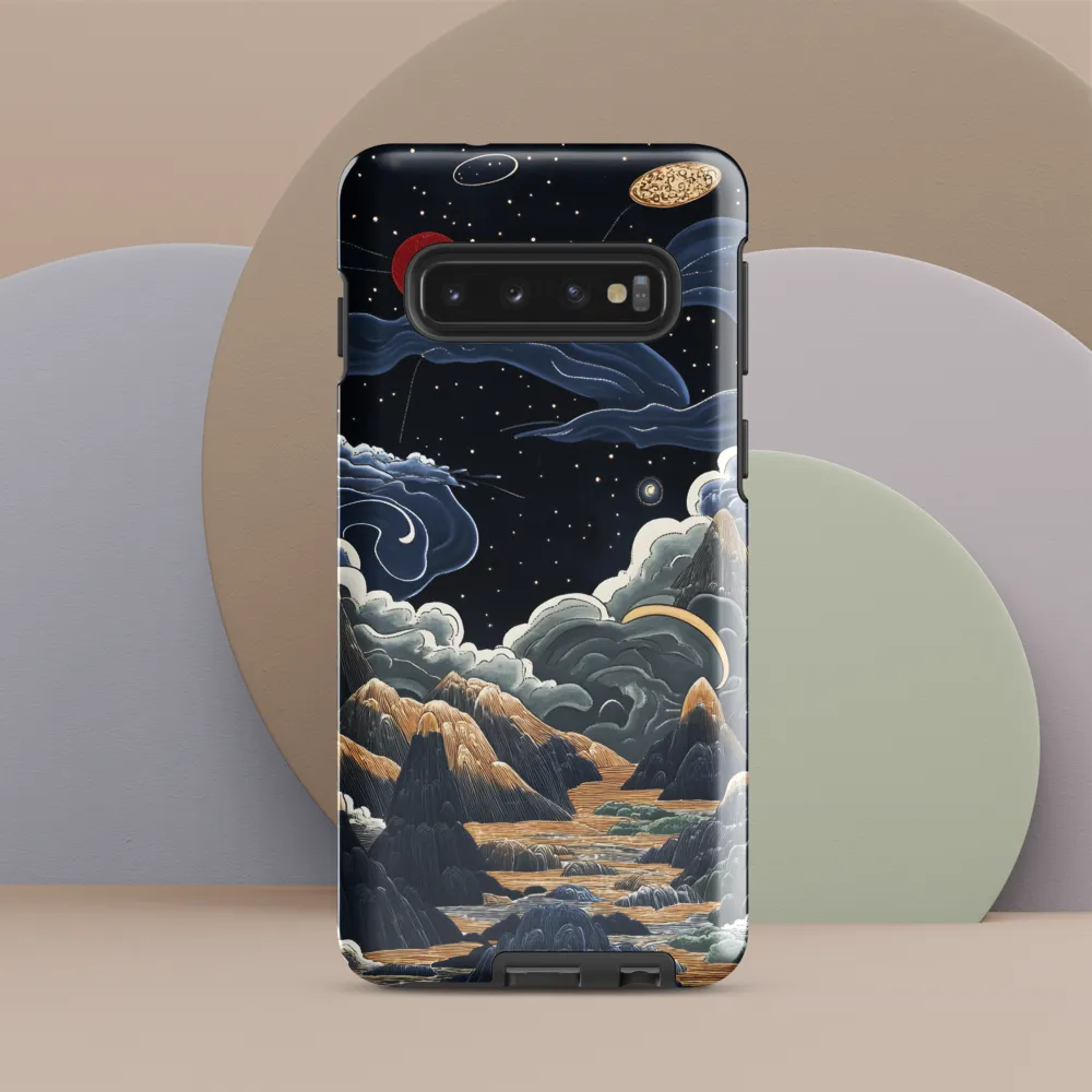 Celestial Harmony: Peaks and Planets