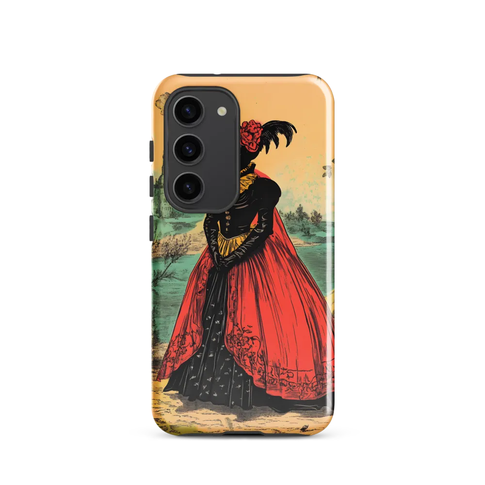 Elegance in Red and Gold