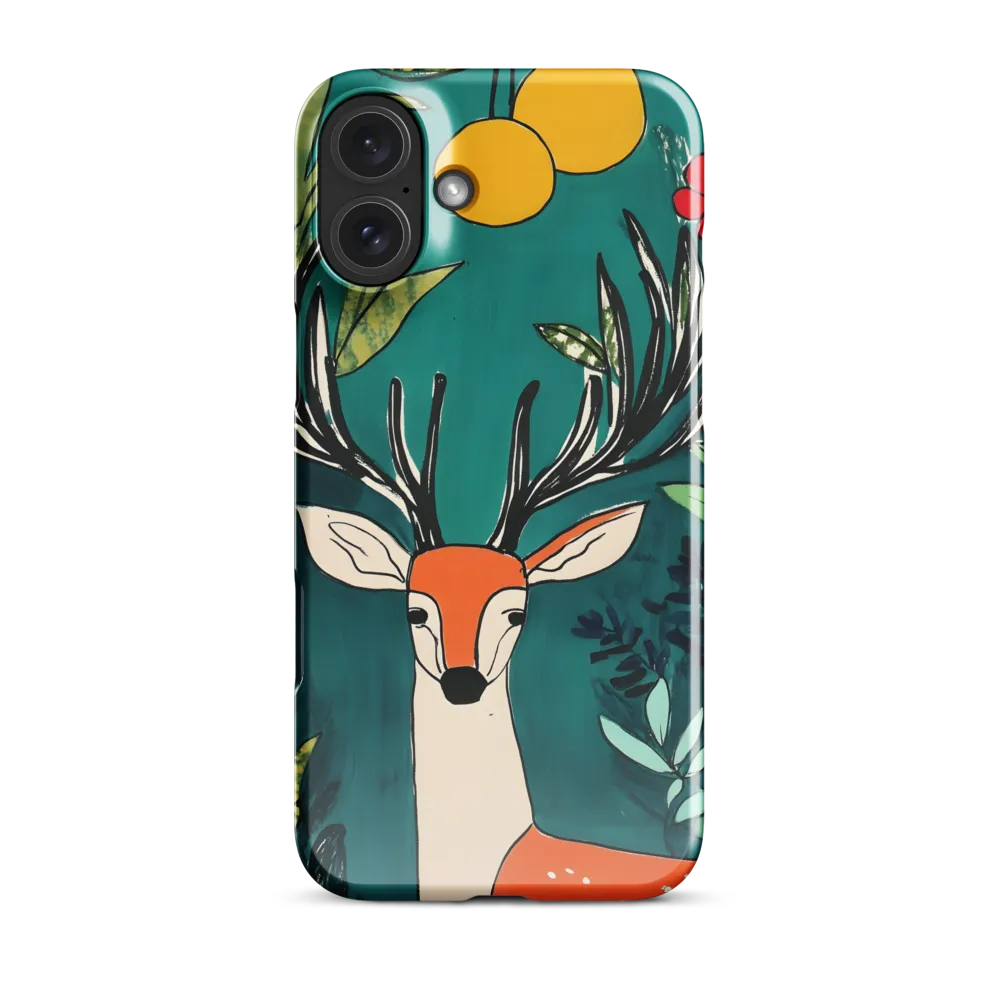 Nature's Embrace: The Majestic Deer | Phone Case |  16 Plus | Snap Case | Glossy
