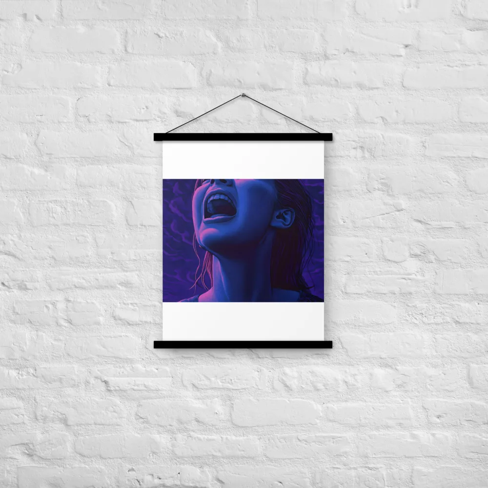 Echoes of Anguish | Poster With Black Wood Hanger | 18″×24″