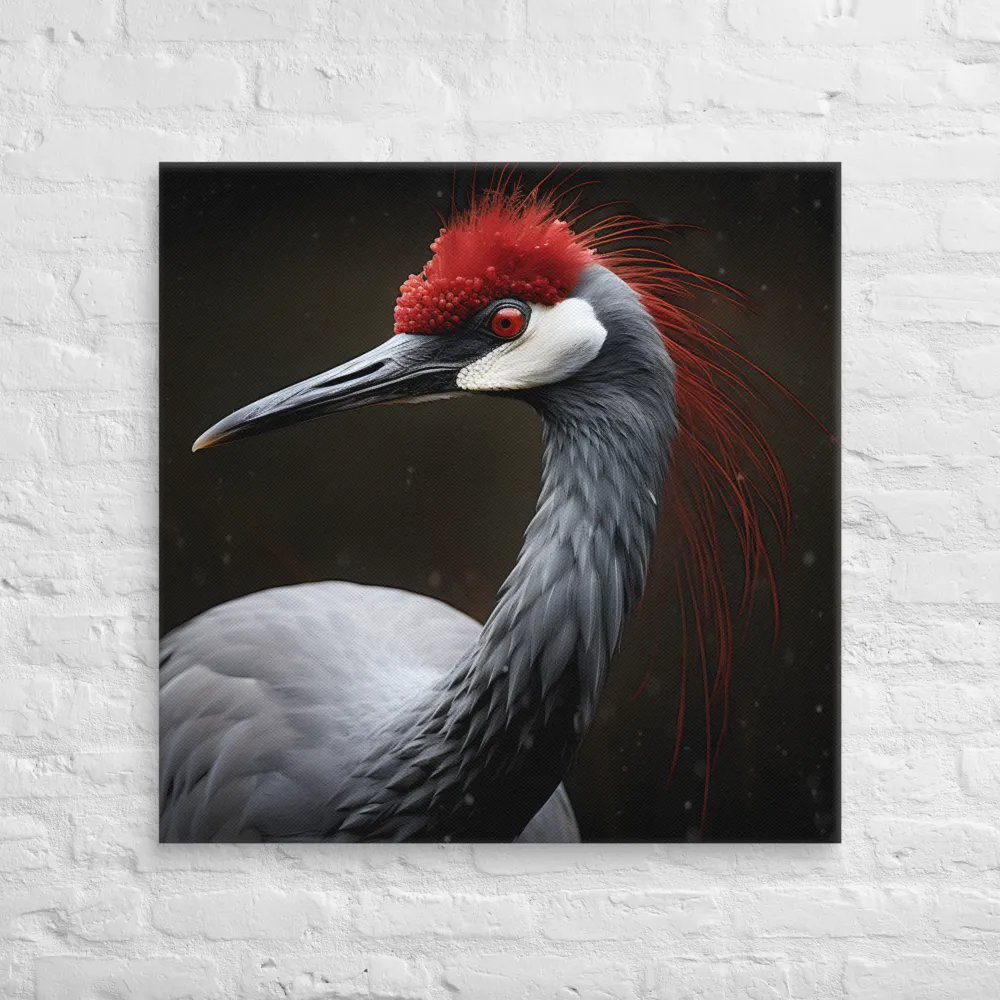 Ember-Crested Elegance | Canvas | 32″×32″