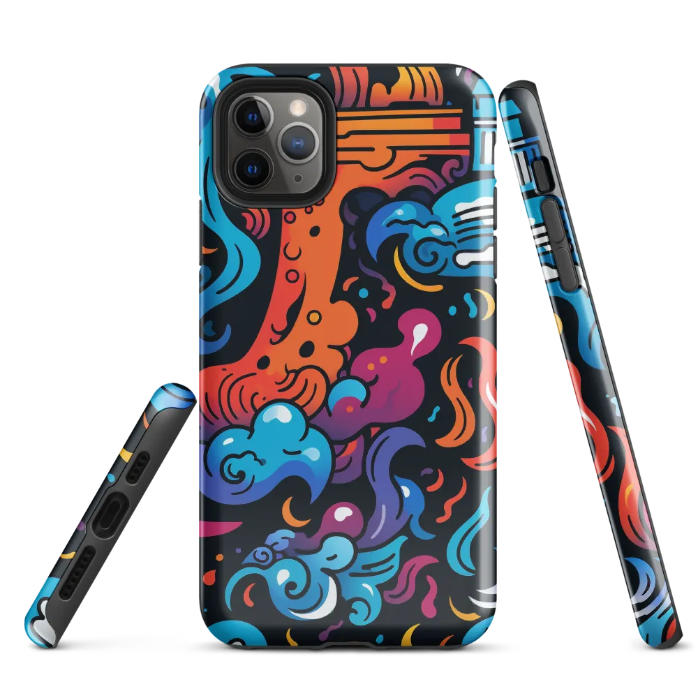 Whirlwind of Color and Light | Phone Case |  11 Pro Max | Tough Case | Glossy