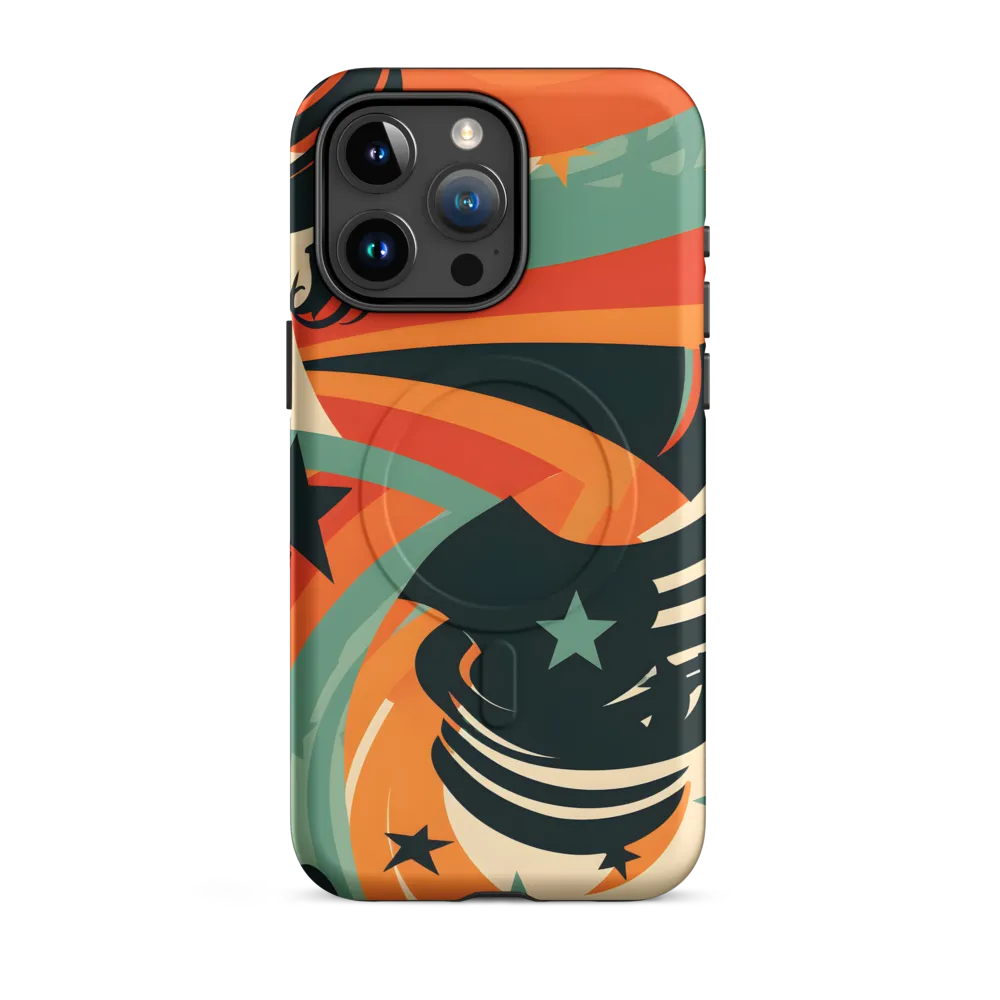 Swirls of Elegance | Phone Case |  15 Pro Max | MagSafe® Tough Case | Matte