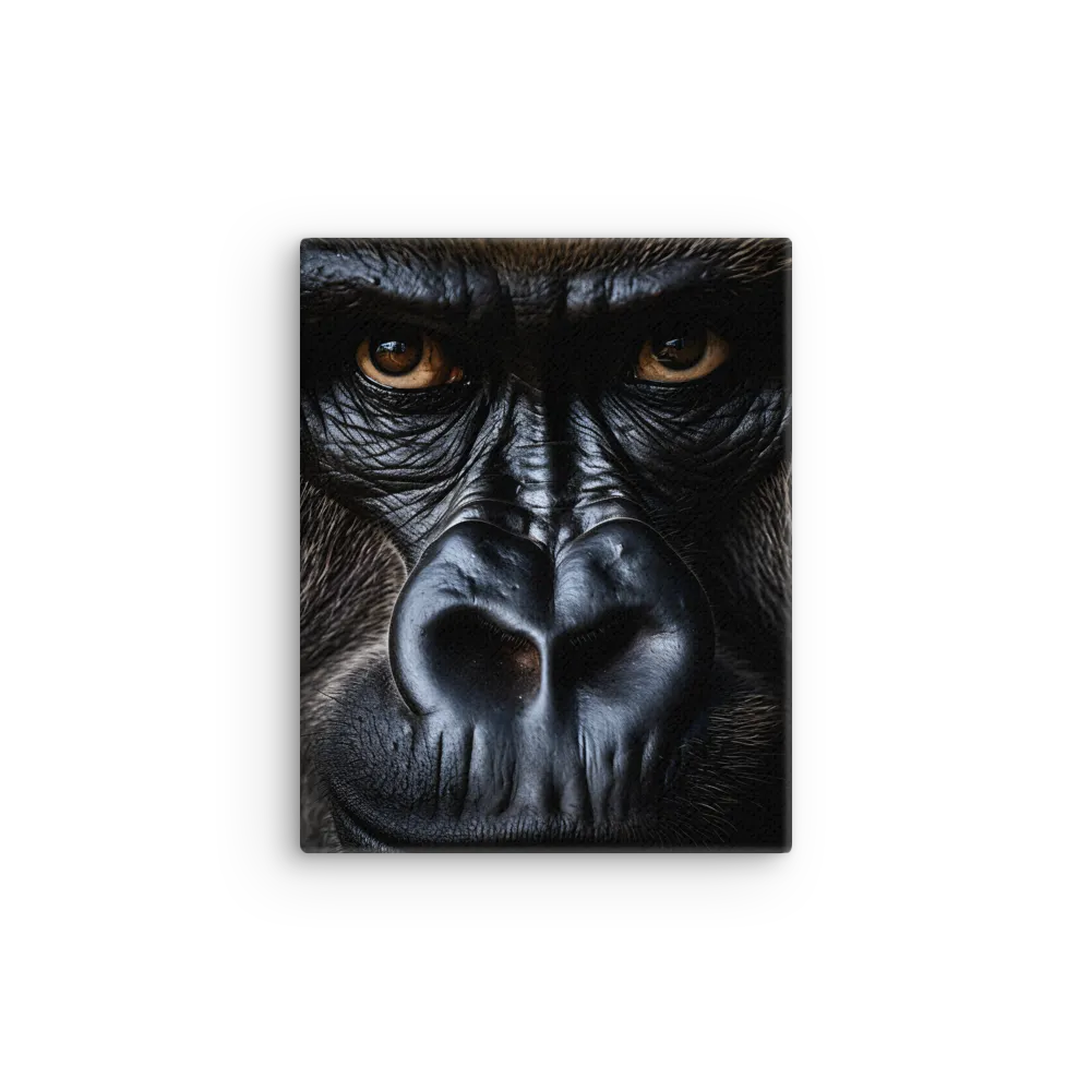 Gaze of the Wild: A Gorilla's Portrait