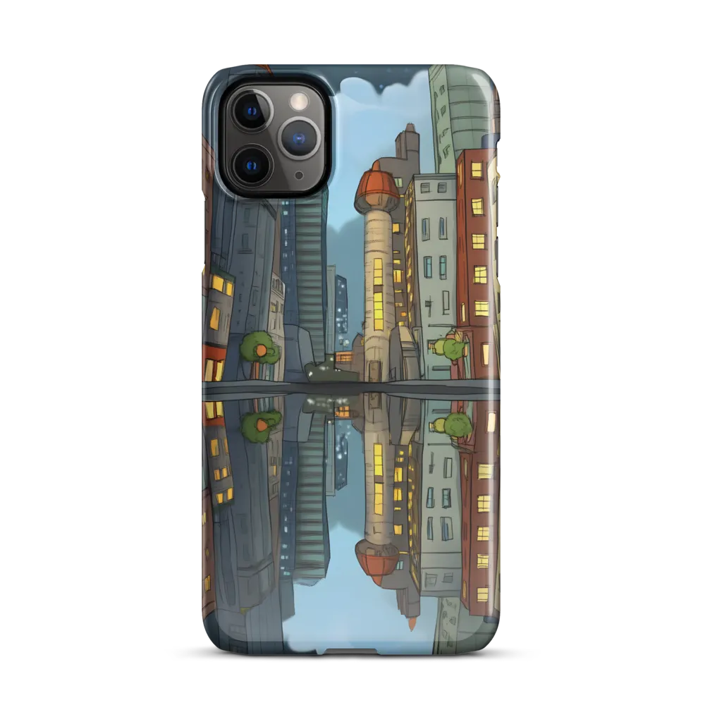 Reflections of a Serene City | Phone Case |  11 Pro Max | Snap Case | Glossy