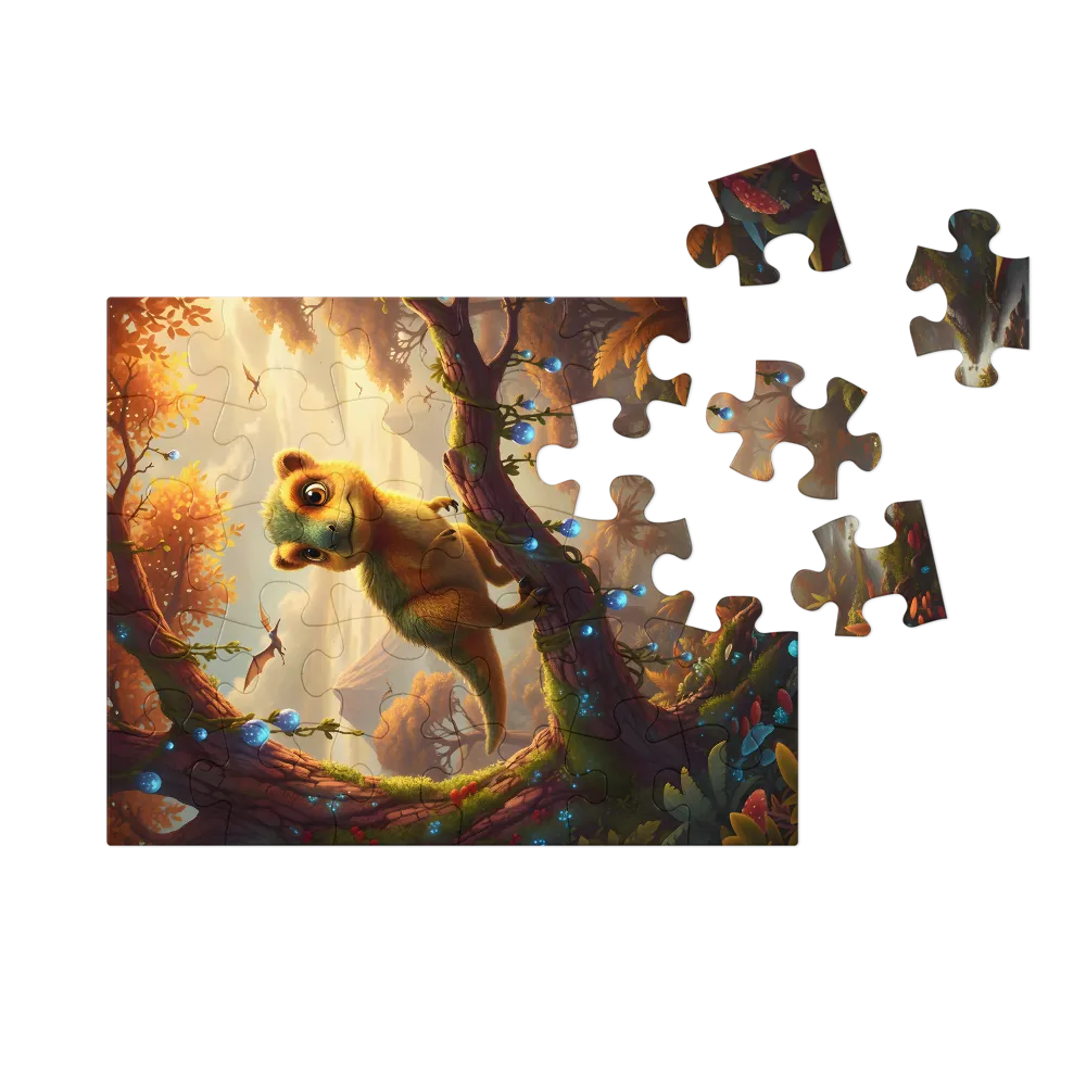 Luminous Grove Hatchling 
 Jigsaw Puzzle in Tin Box