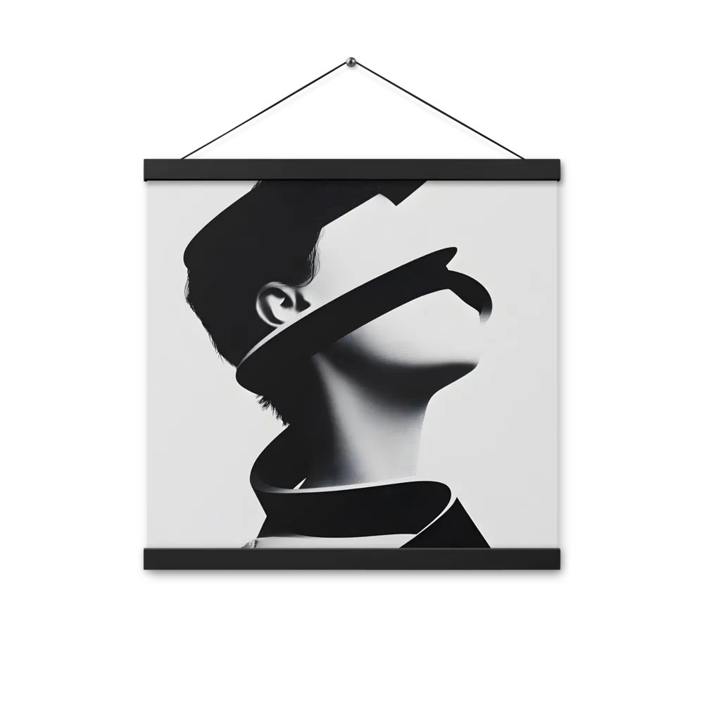 Entwined Identity | Poster With Black Wood Hanger | 16″×16″