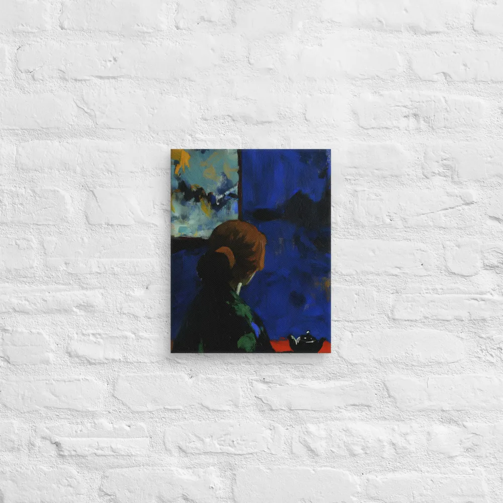 Contemplation Under the Night Sky | Canvas | 11″×14″
