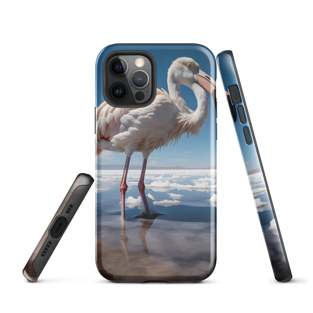 Graceful Solitude of a Flamingo