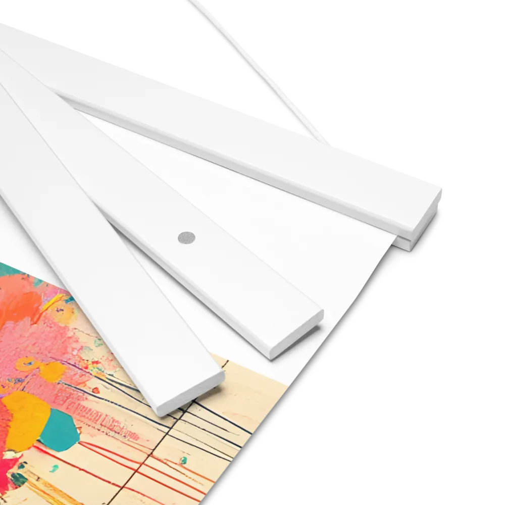 Whimsical Blossom | Poster With White Wood Hanger | 16″×20″