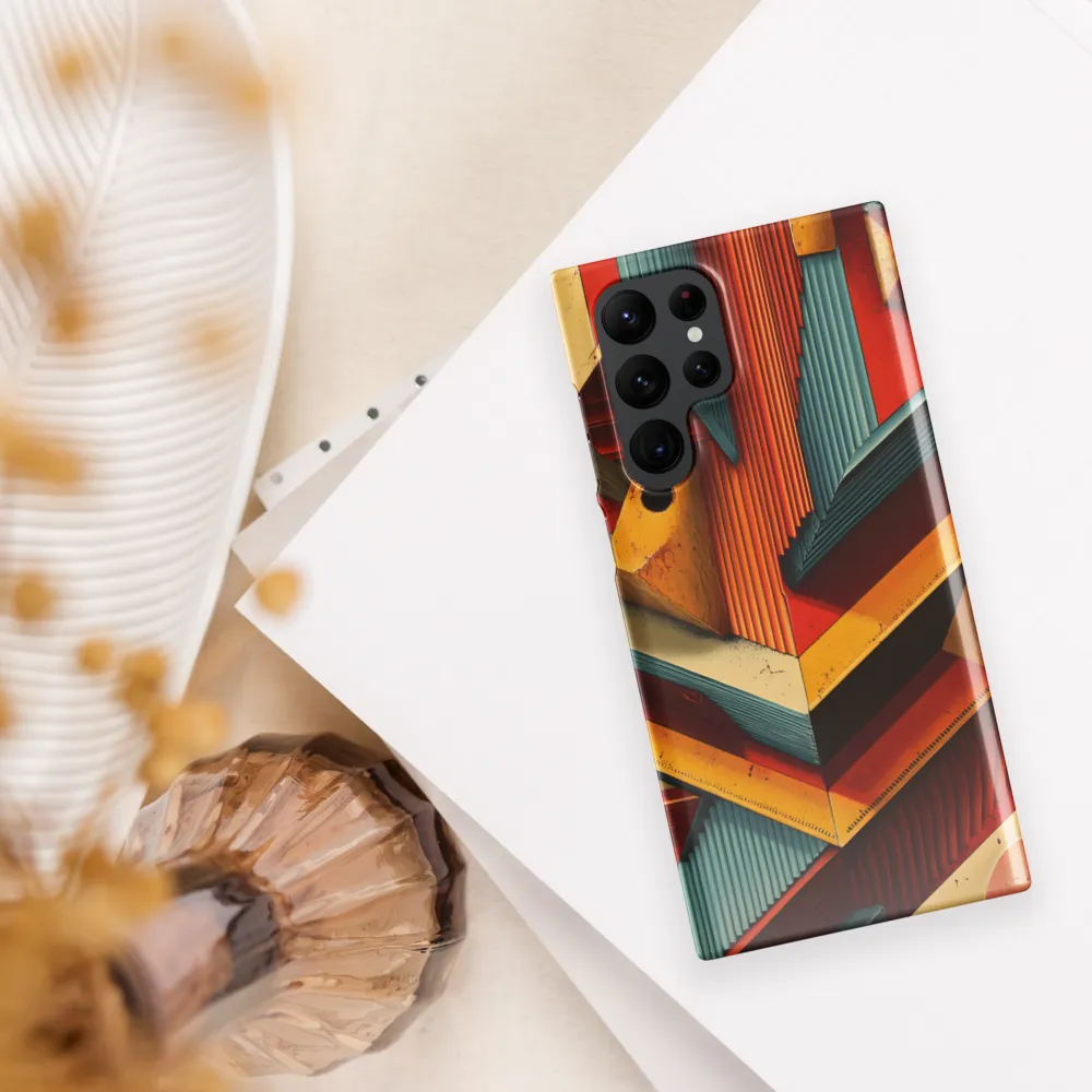Geometric Harmony | Phone Case |  S22 Ultra | Snap Case | Glossy