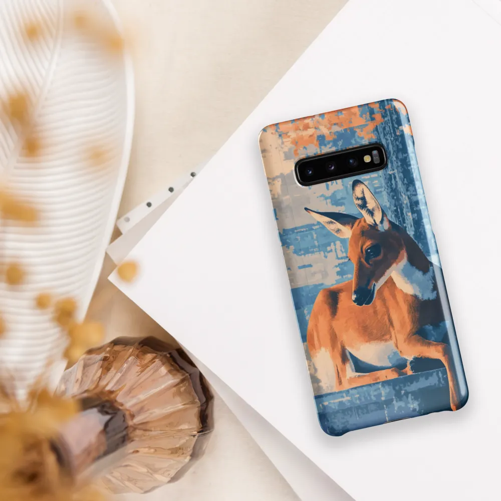 Serenity in Color: The Reclining Deer | Phone Case |  S10 Plus | Snap Case | Glossy