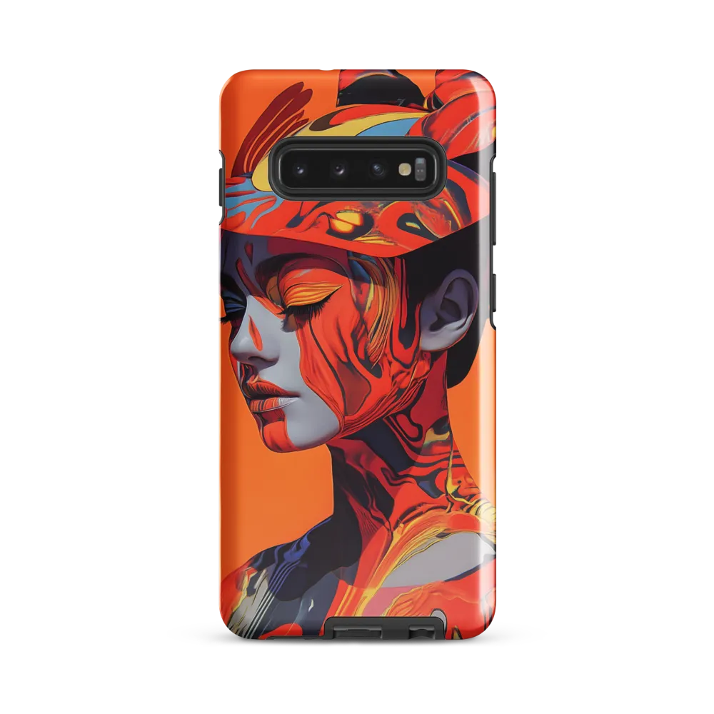 Vibrant Echoes of Identity | Phone Case |  S10 Plus | Tough Case | Glossy