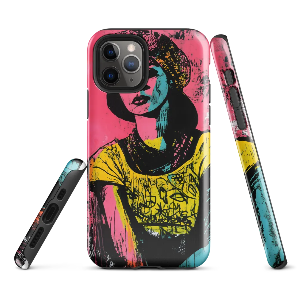 Urban Elegance: A Graffiti Portrait