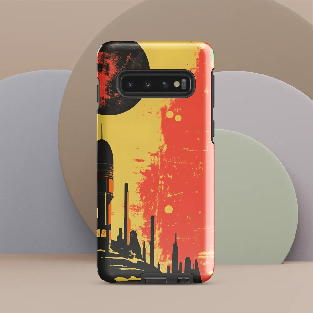 Journey to the Stars: A Retro-Futuristic Landscape