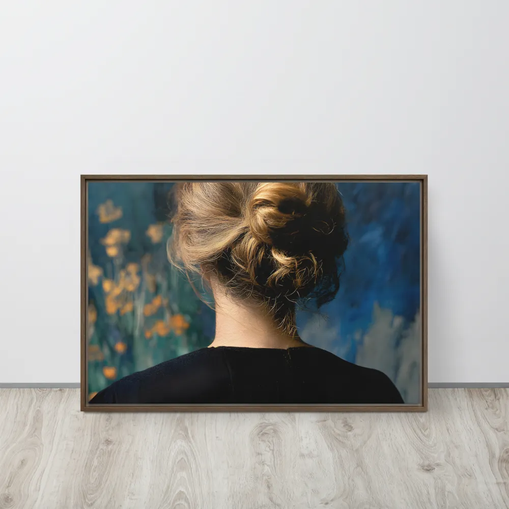 Whispers of Tranquility | Canvas with Brown Frame | 20″×30″