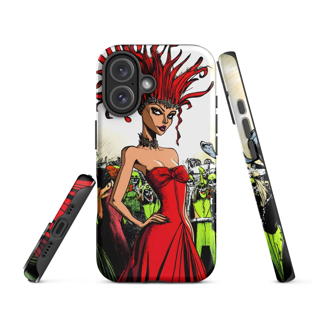 Fiery Elegance: A Fashion Statement | Phone Case