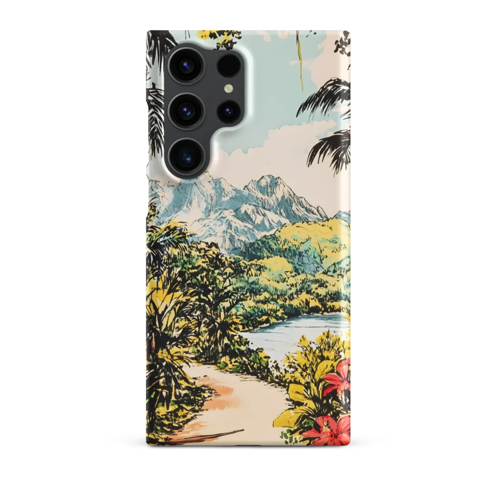 Tropical Serenity | Phone Case |  S23 Ultra | Snap Case | Matte