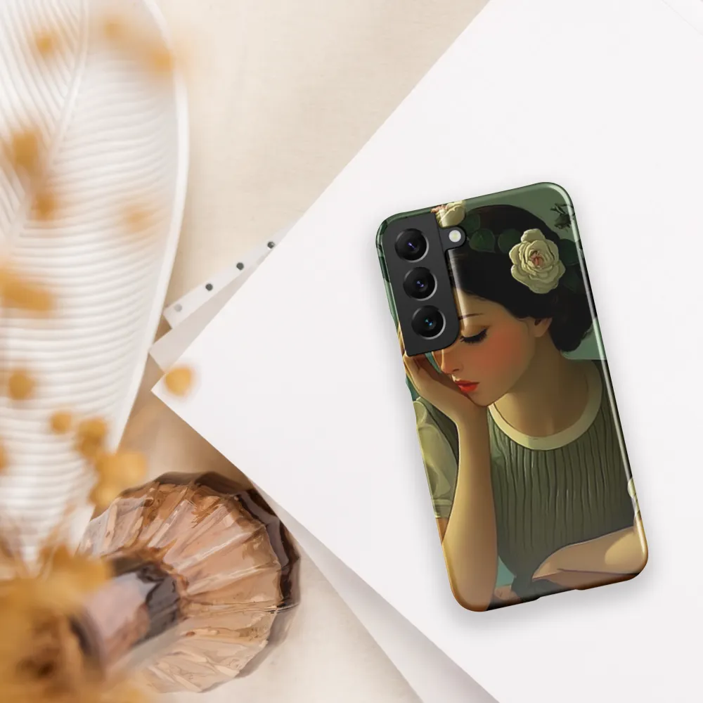 Whispers of Serenity | Phone Case |  S22 | Snap Case | Glossy