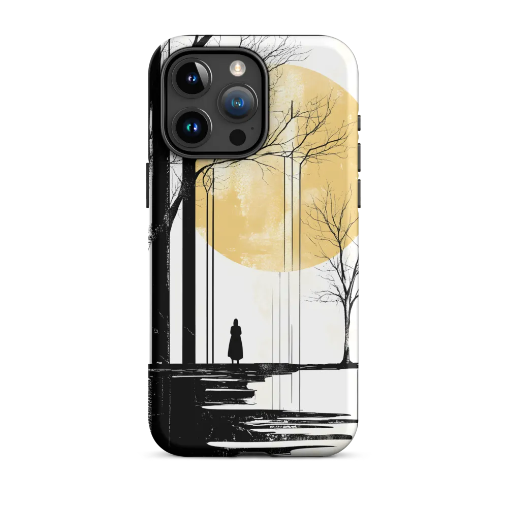 Solitude Under the Yellow Sun | Phone Case |  15 Pro Max | Tough Case | Matte