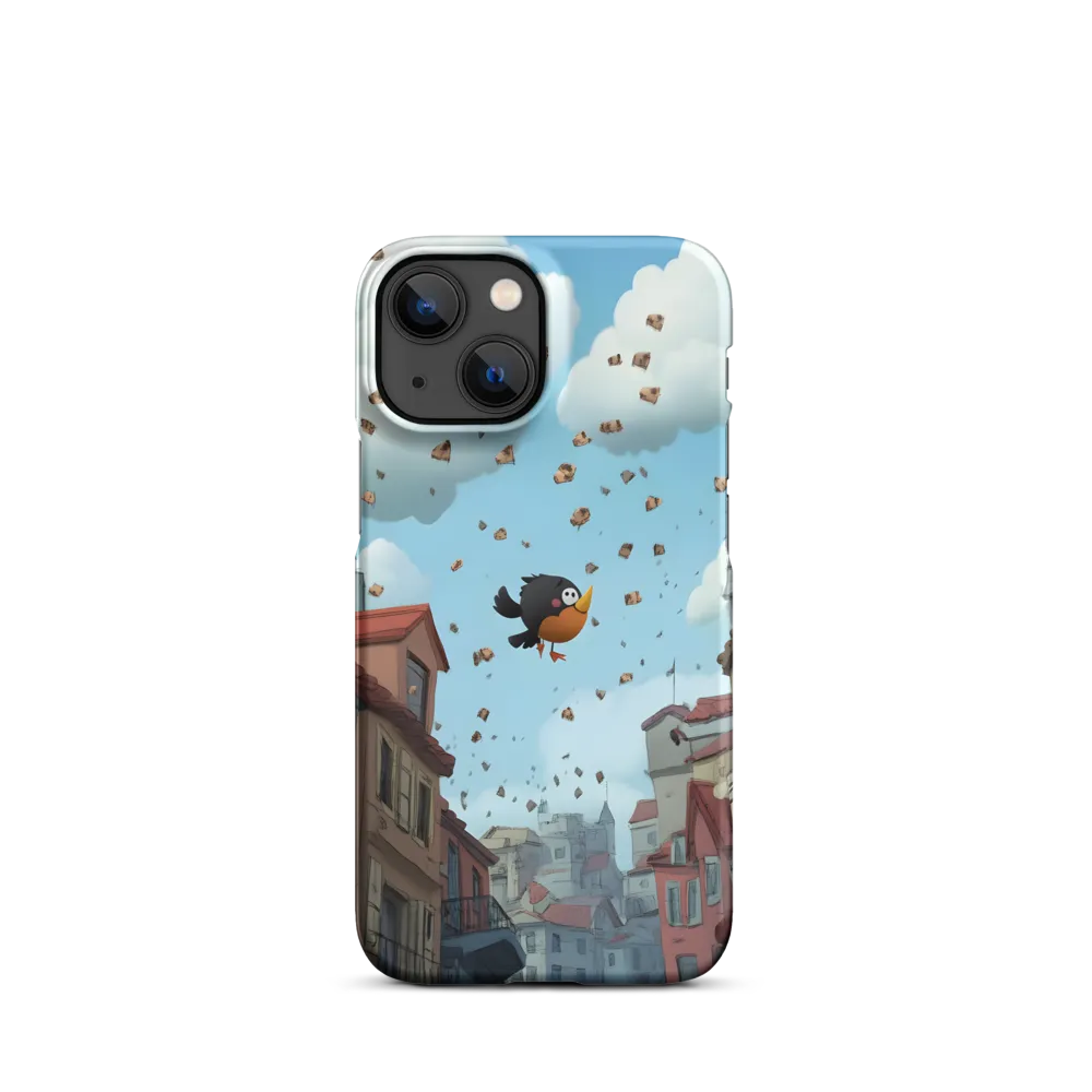 A Whimsical Flight Through Bread and Sky