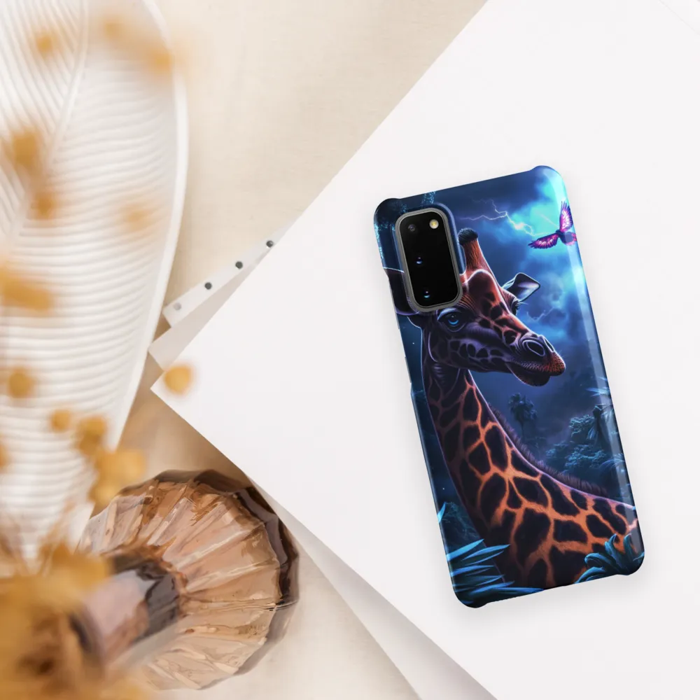Mystical Giraffe in Twilight Jungle