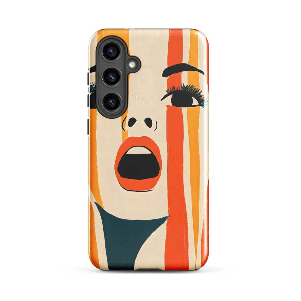 Vivid Expression | Phone Case |  S24 Plus | Tough Case | Glossy