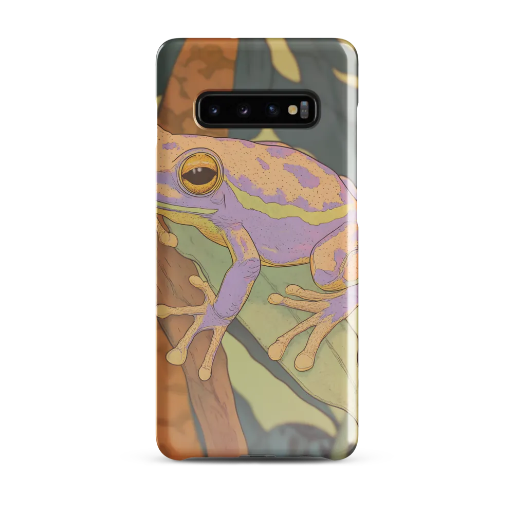 Elegance in Nature: The Vibrant Frog | Phone Case |  S10 Plus | Snap Case | Glossy