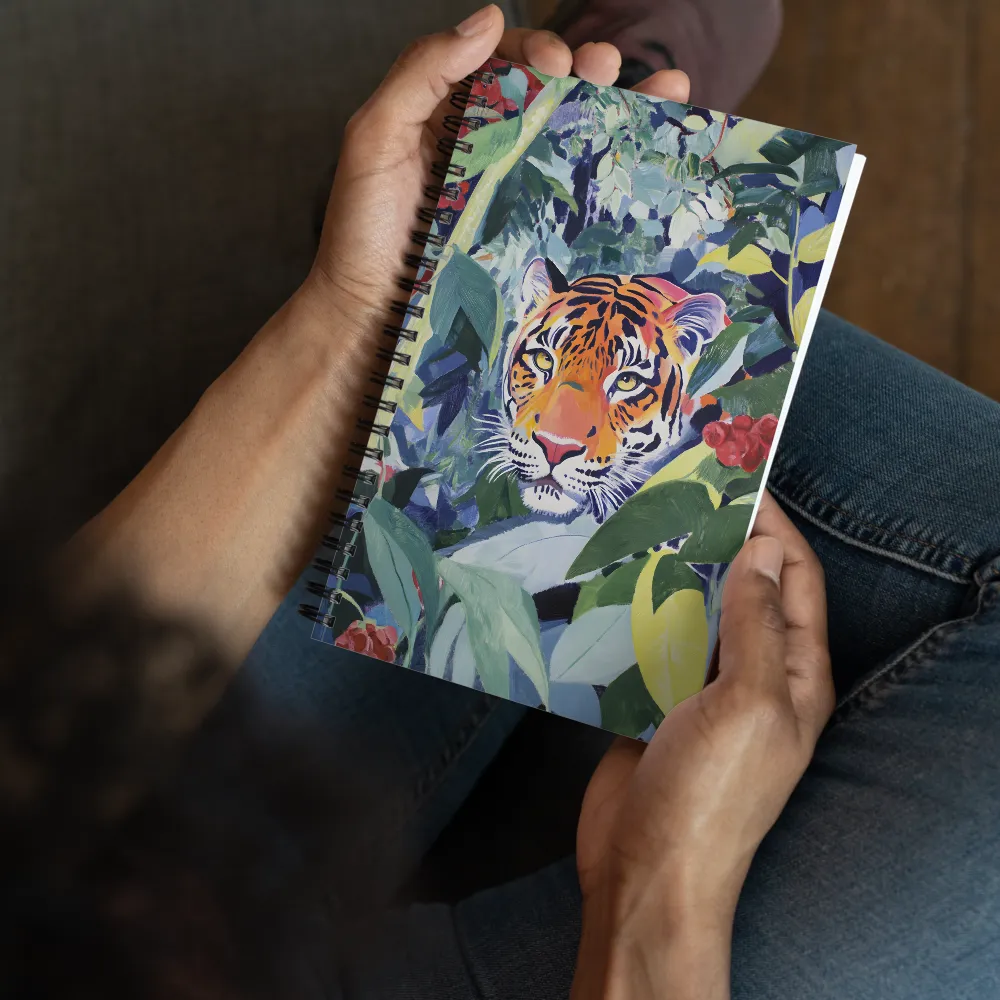 Gaze of the Tiger | Spiral Notebook