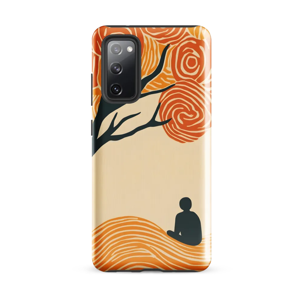 Silent Reflections under Swirling Leaves | Phone Case |  S20 FE | Tough Case | Glossy