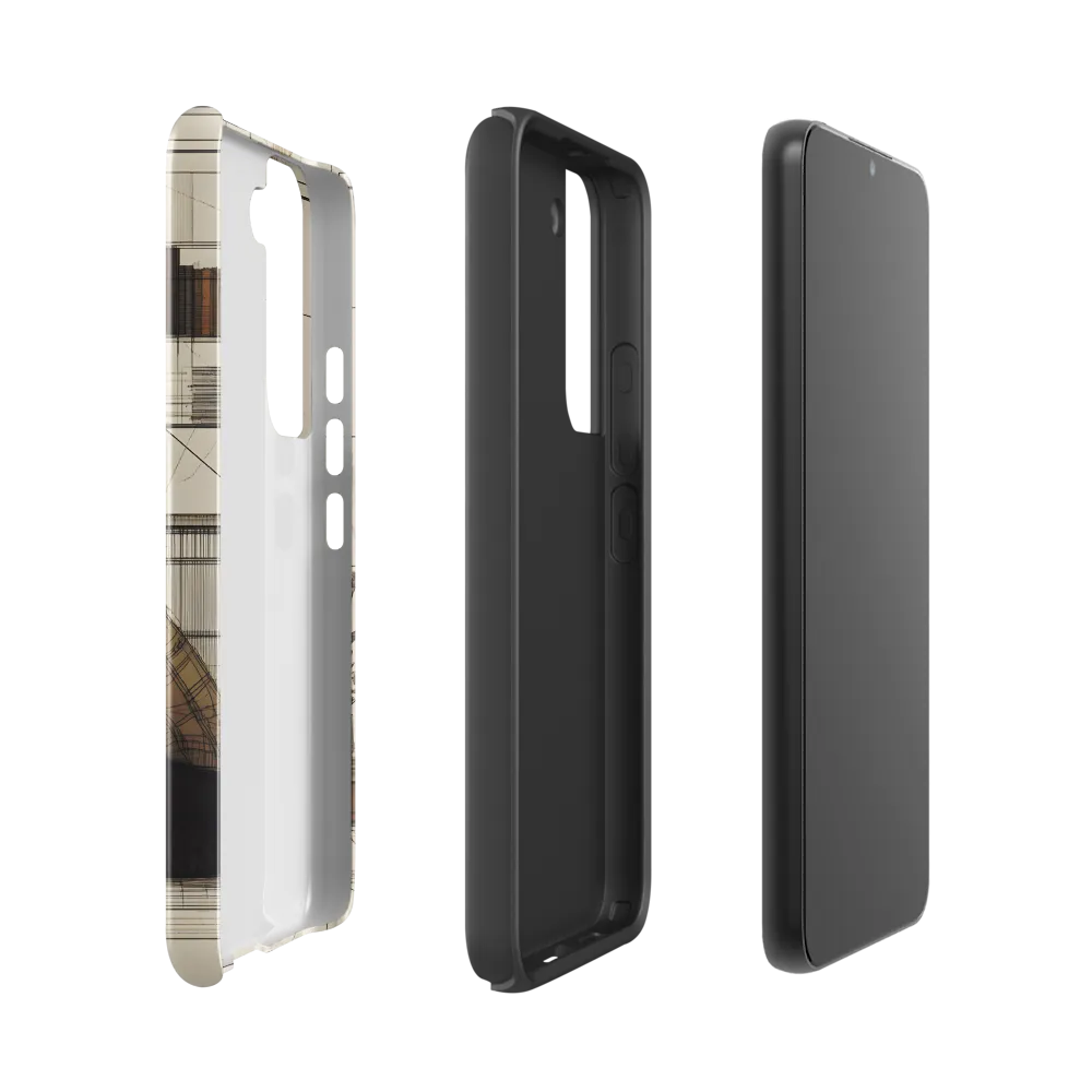 Quiet Reflections in Line | Phone Case |  S22 | Tough Case | Glossy