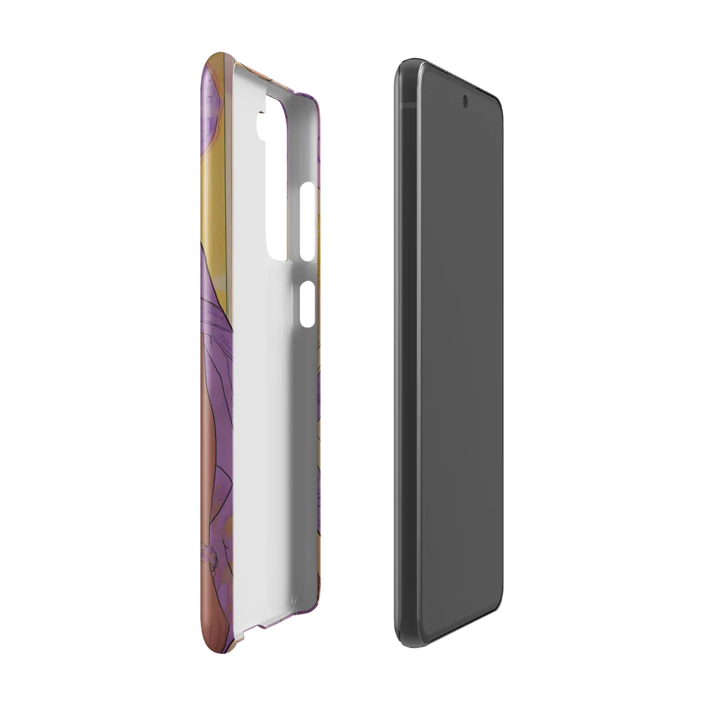 Elegance in Floral Harmony | Phone Case |  S21 FE | Snap Case | Glossy