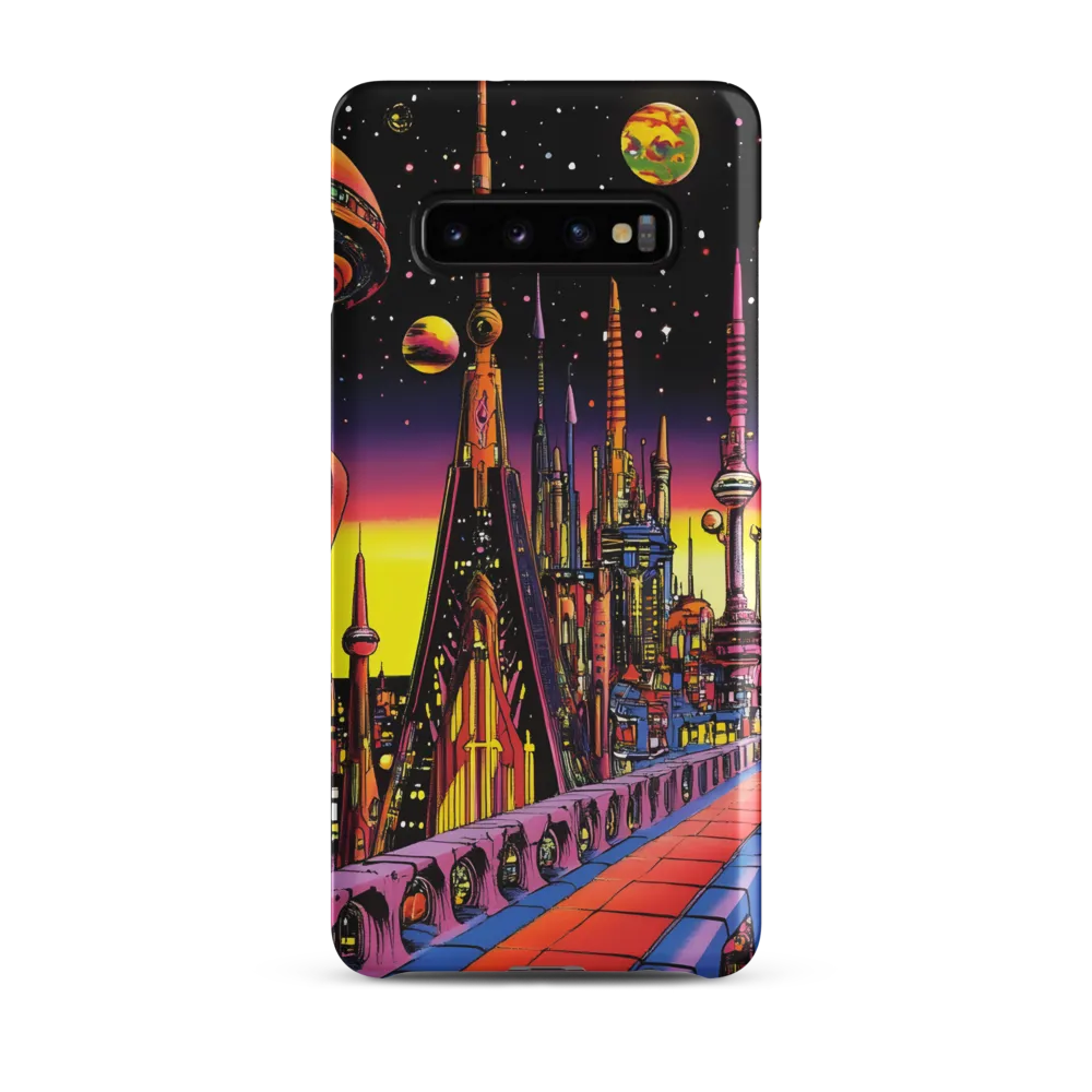 Futuristic Cosmos: A Journey Through Neon Cities