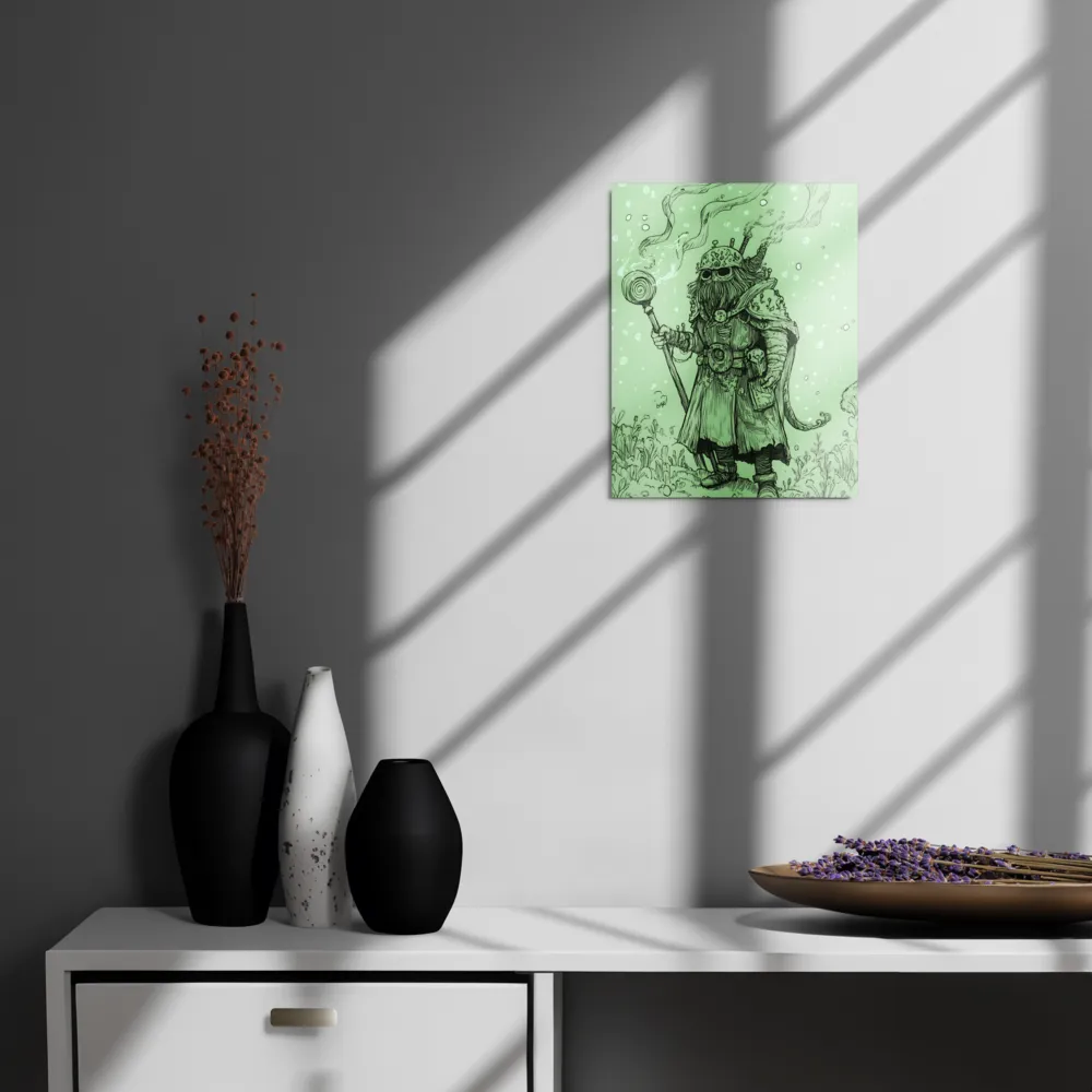 The Enigmatic Wizard | Metal Print | 11″×14″