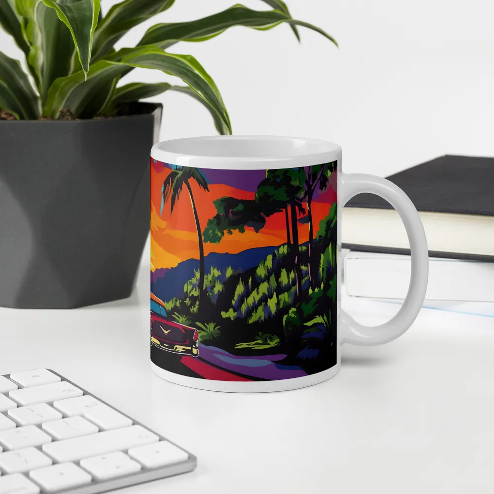 Sunset Drive | Mugs | Multiple Sizes & Colors