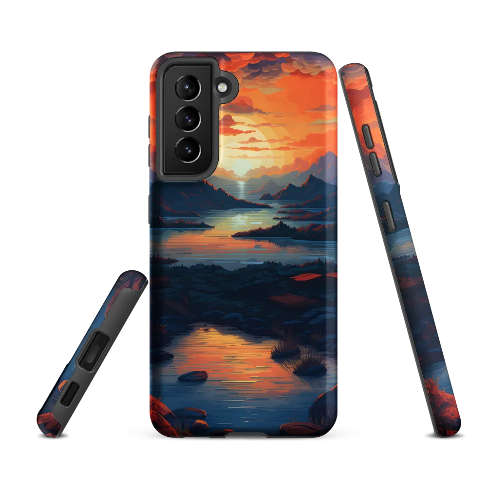Ethereal Evening: A Digital Dusk