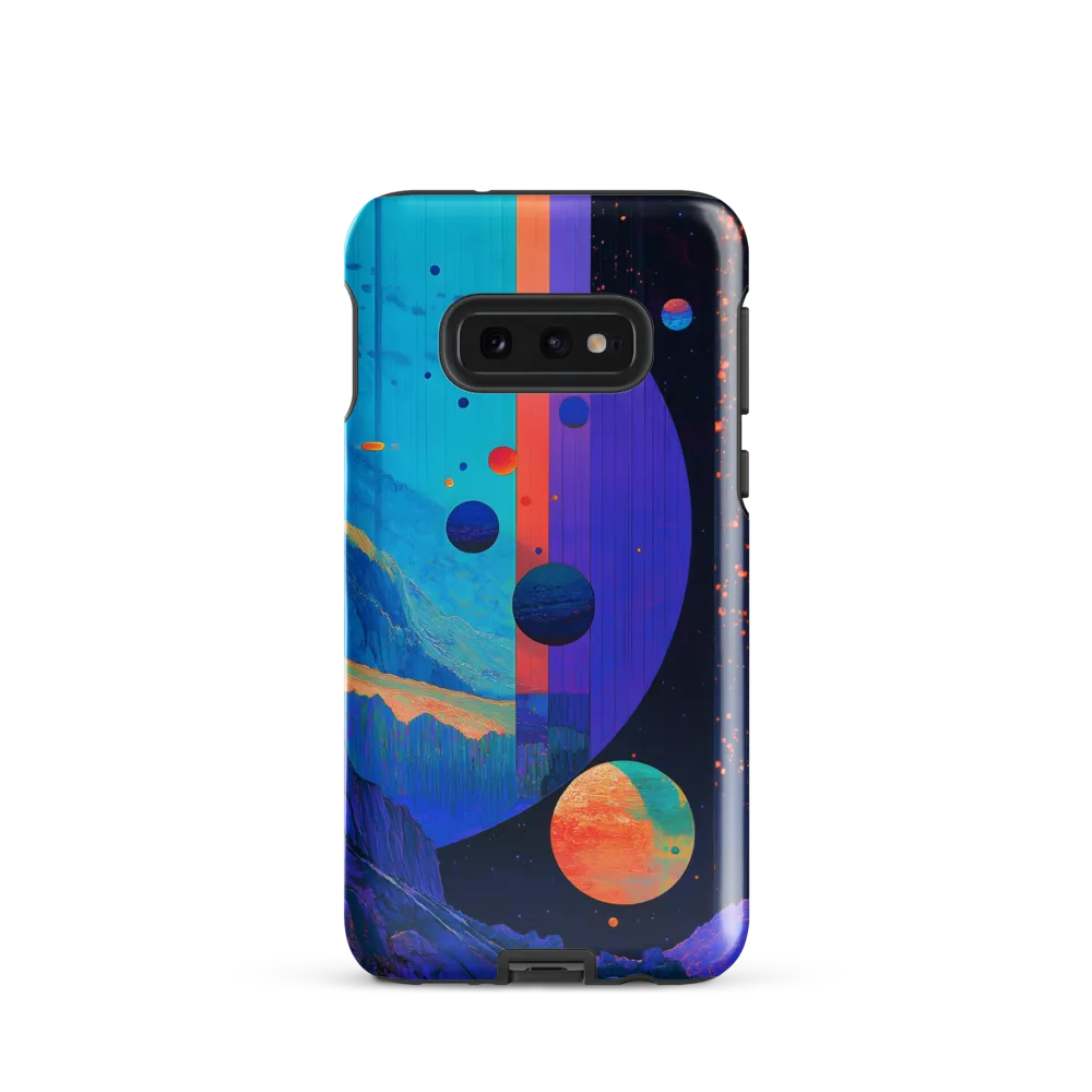 Celestial Harmony: A Surreal Exploration of Space | Phone Case |  S10e | Tough Case | Glossy