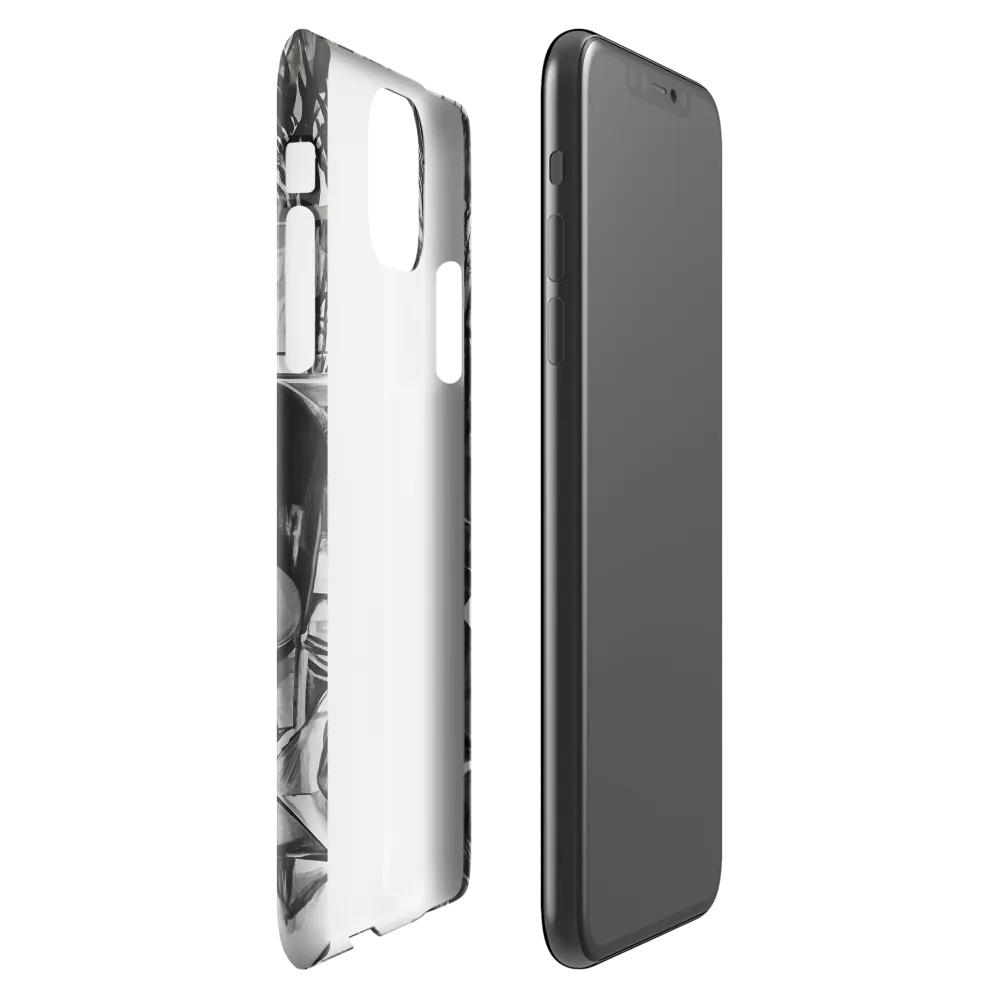 Serenity in Black and White | Phone Case |  11 Pro Max | Snap Case | Glossy