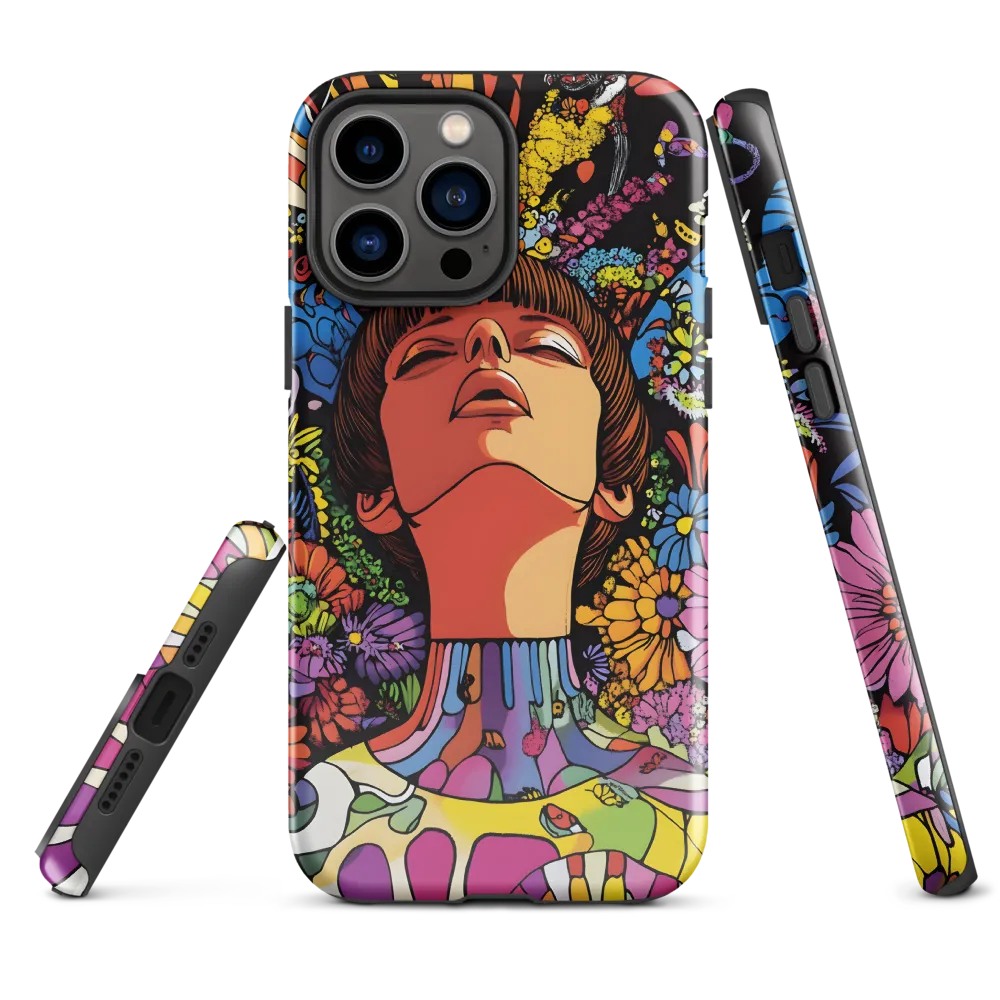 Vibrant Ecstasy: A Psychedelic Portrait