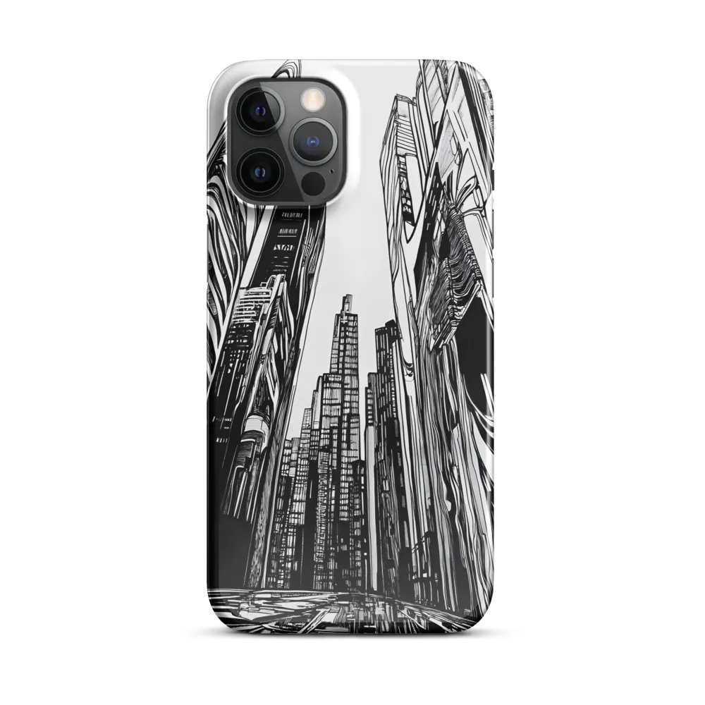 Urban Echoes: A Line Art Journey