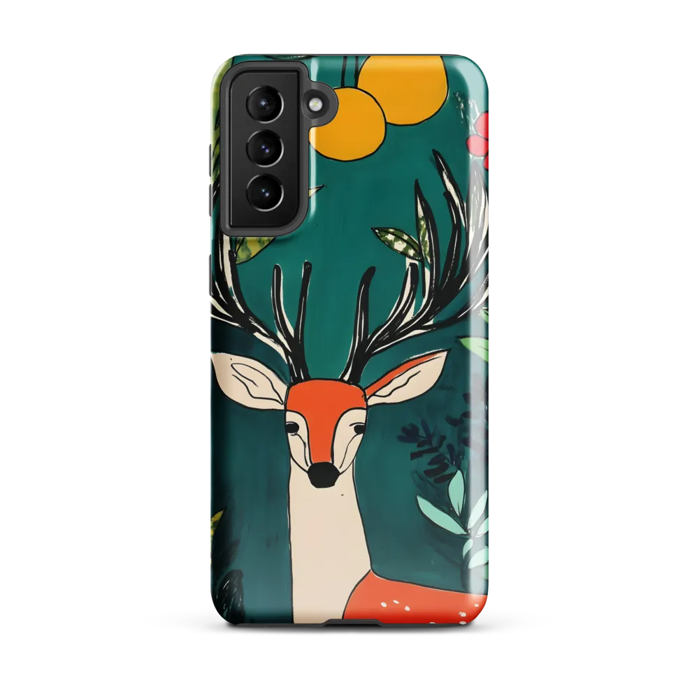 Nature's Embrace: The Majestic Deer | Phone Case |  S21 Plus | Tough Case | Glossy