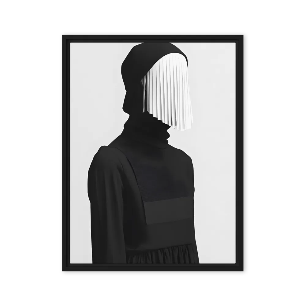 Veil of Mystery | Canvas with Black Frame | 24″×32″